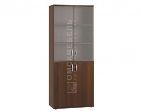Шкаф для документов со стеклянными дверками Шк38.1 МС Гермес в Нягани - nyagan.ok-mebel.com | фото